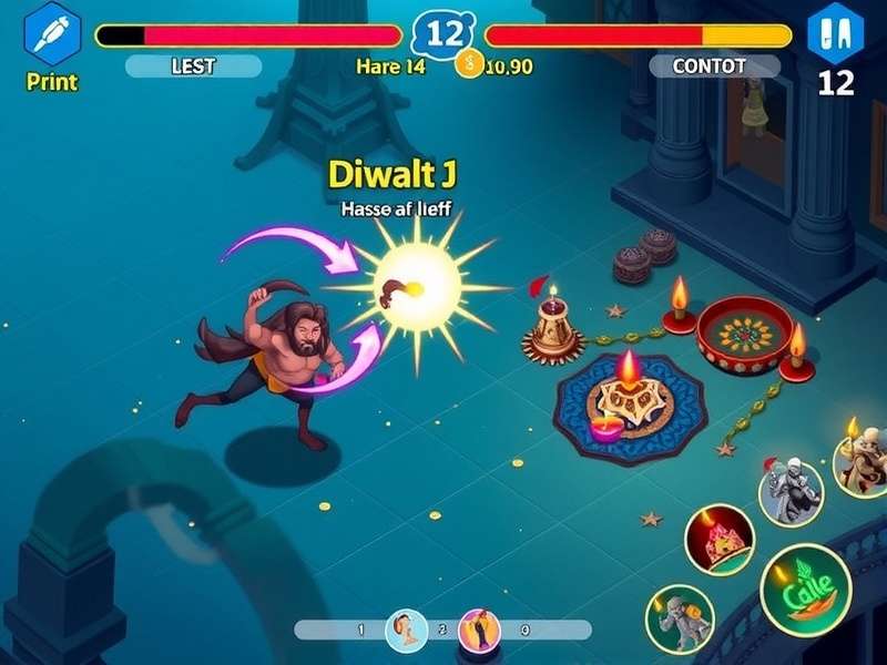 Diwali celebration in Aquamarine Abundance Adventure